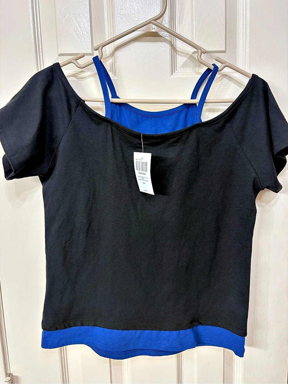 Hot Topic Coraline Laika Graphic Top Graphic Top in Black & Blue Size Large NWT - Picture 4 of 7